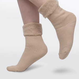 Peúga com pelo interno